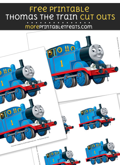 Free Thomas the Train Sideview Cut Outs - Printable - Thomas the Train and Friends