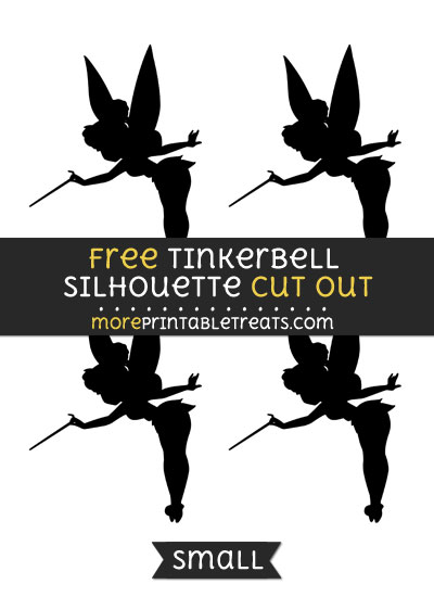 Free Tinkerbell Silhouette Cut Out - Small Size Printable