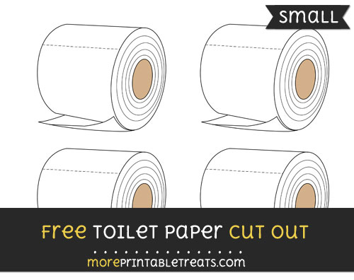 Free Toilet Paper Cut Out - Small Size Printable