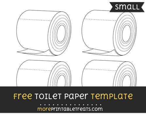 Free Toilet Paper Template - Small