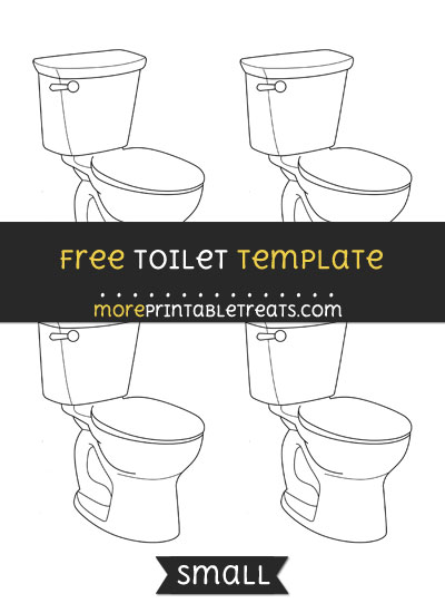 Free Toilet Template - Small