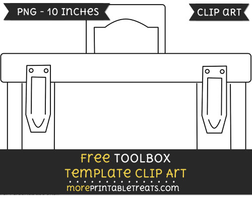 Free Toolbox Template - Clipart