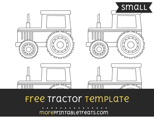 Free Tractor Template - Small