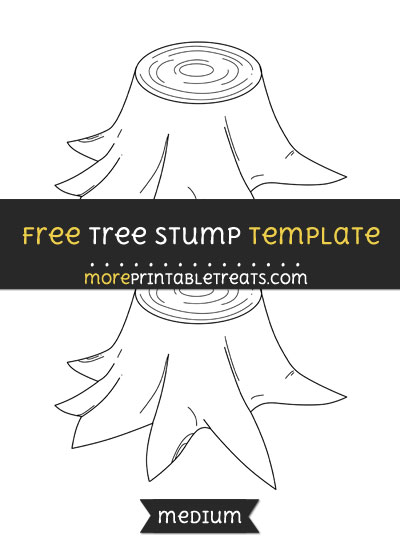 Tree Stump Template Medium