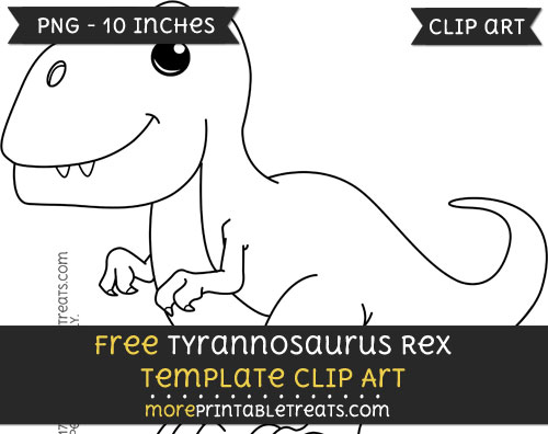 Free Tyrannosaurus Rex Template - Clipart