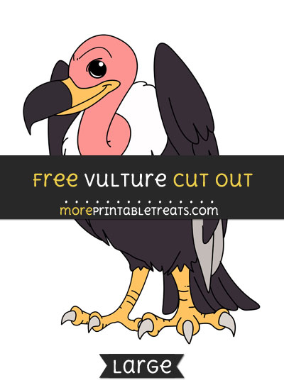 Free Vulture Cut Out - Large size printable