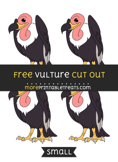 Free Vulture Cut Out - Small Size Printable