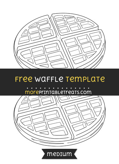 Free Waffle Template - Medium