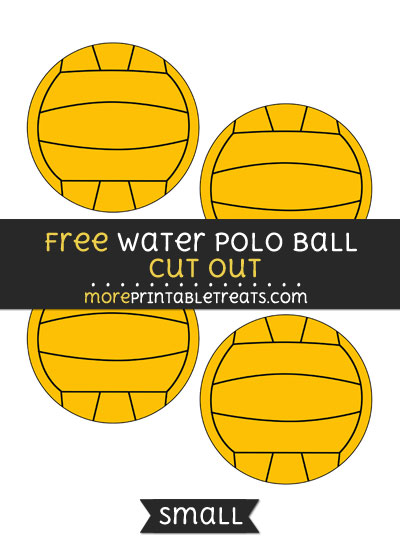 Free Water Polo Ball Cut Out - Small Size Printable