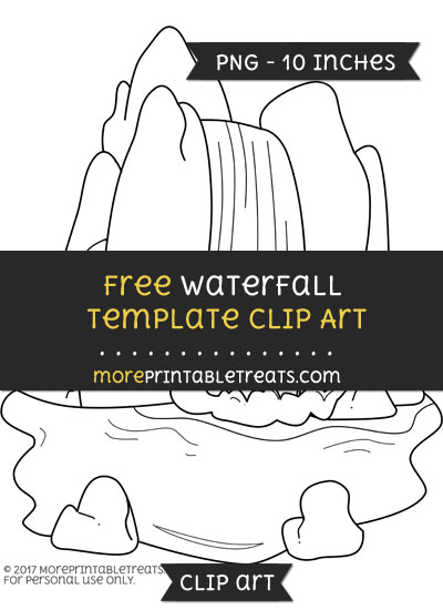 Free Waterfall Template - Clipart