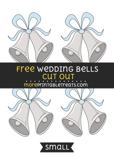 Free Wedding Bells Cut Out - Small Size Printable