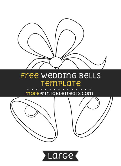 Free Wedding Bells Template - Large