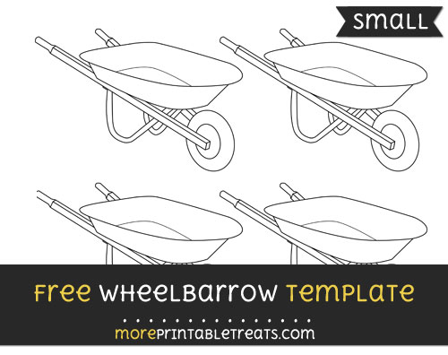 Free Wheelbarrow Template - Small