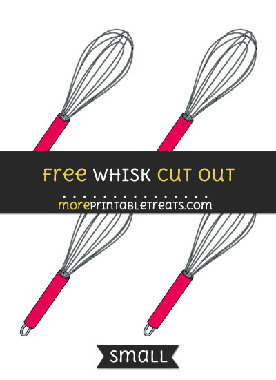 Free Whisk Cut Out - Small Size Printable