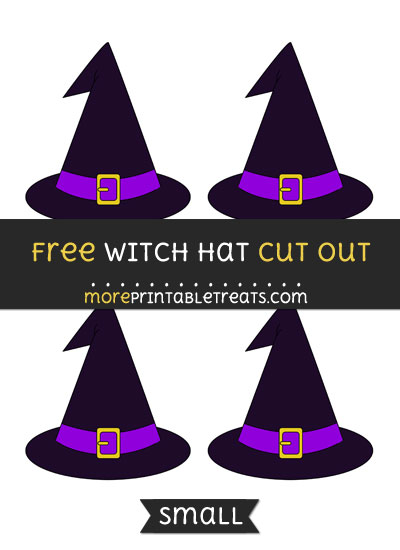 Free Witch Hat Cut Out - Small Size Printable