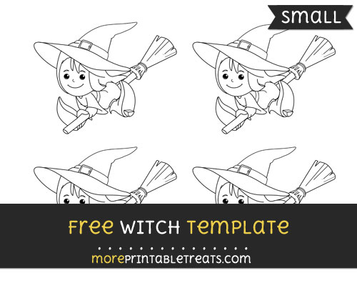 Free Witch Template - Small