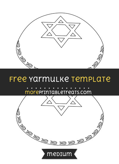 Free Yarmulke Template - Medium
